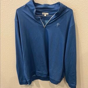 Austin Country Club Peter Millar Men's Blue Quarter Zip